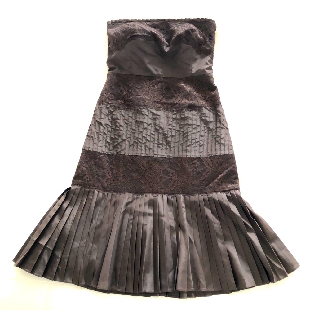 Banana Republic Strapless Pleated Dress